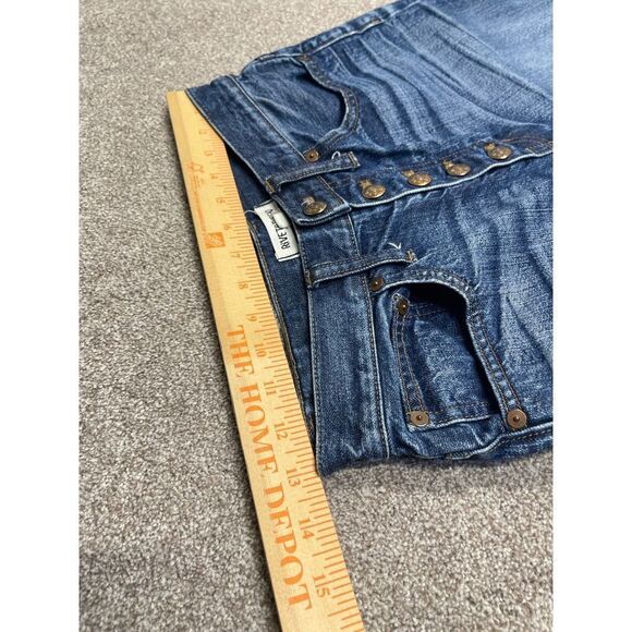 Rivet & Thread womens straight jeans sz 25 high waist Frey edge button fly denim - Picture 9 of 12